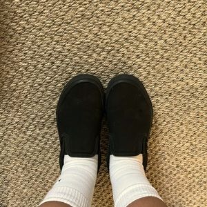 Black slip on vans